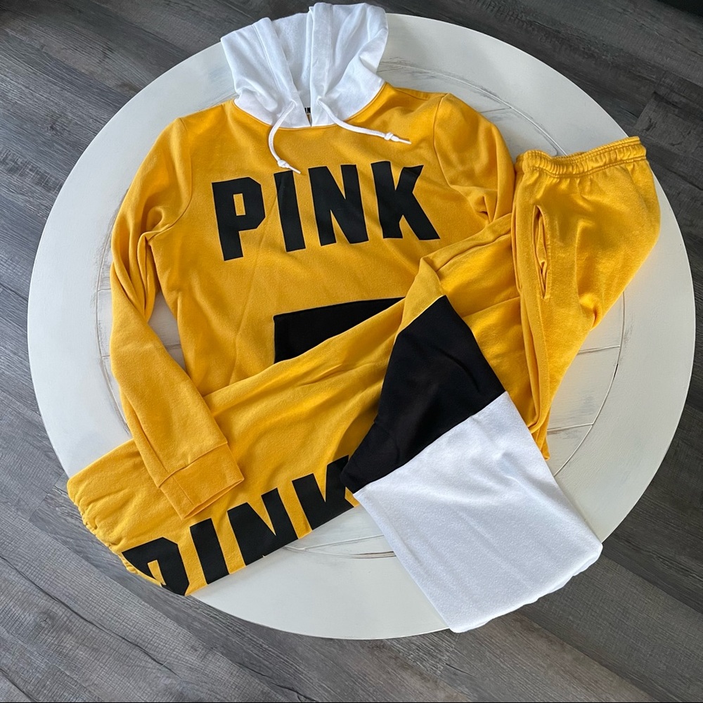 PINK Victoria's Secret Hoodie Jogger Set